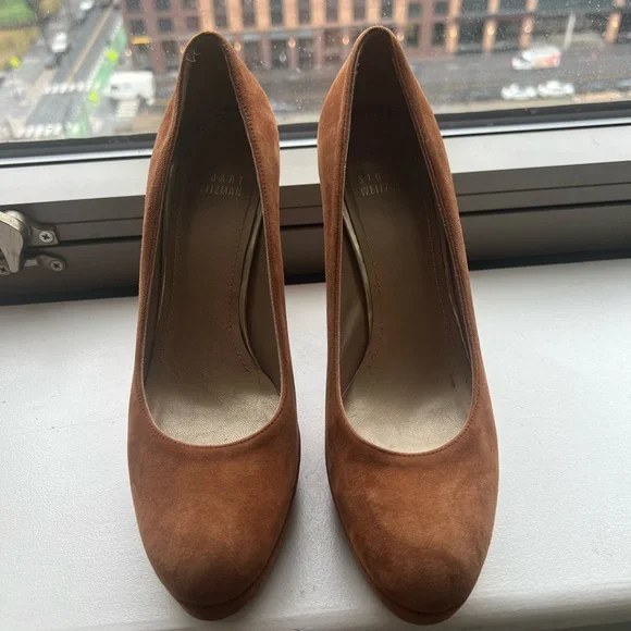 Stuart Weitzman Shoes Stuart Weitzman High Heels In Cognac
